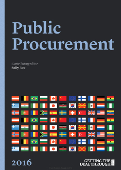 Public Procurement 2016